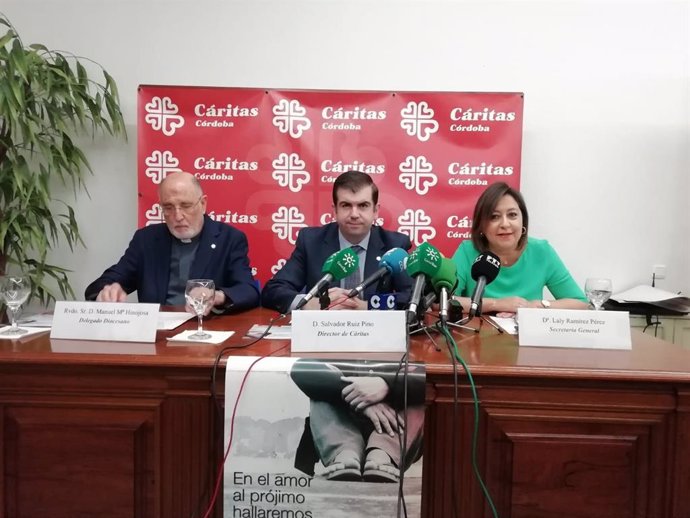 Córdoba.- Cáritas ha destinado 4,6 millones en 2018 a atender a 20.000 personas que sufren una "pobreza enquistada"
