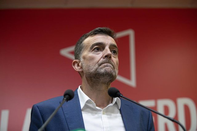 Rueda de prensa de Antonio Maíllo para explicar los motivos de su dimisión como coordinador general de IU Andalucía y como diputado del Parlamento andaluz