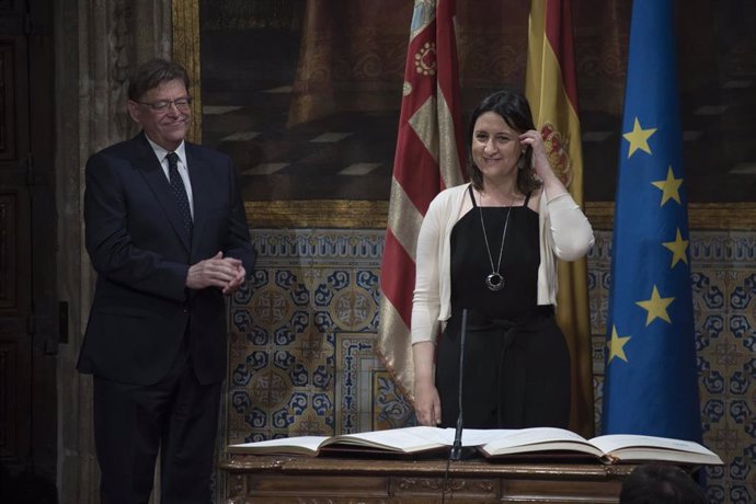 Toma de posesión de los consellers en el Palau de la Generalitat Valenciana