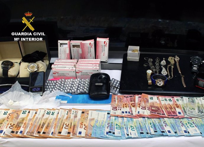Sucesos.- La Guardia Civil desmantela en Murcia un activo punto de venta de droga