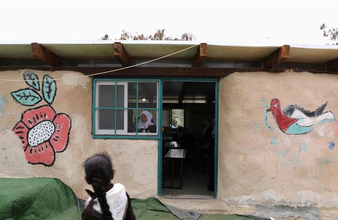 La escuela de la comunidad beduina de Jan al Ahmar, en Cisjordania