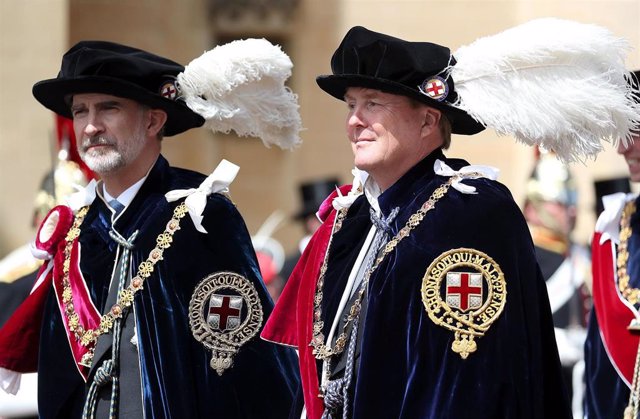 El Rey Felipe y Guillermo de Holanda nombrados caballeros de la Orden de la Jarretera por la Reina Isabel II