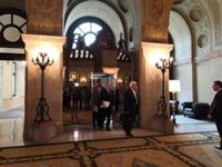 Florentino Pérez niega que ACS aparezca en los 'papeles de Bárcenas' y dice no conocerlo