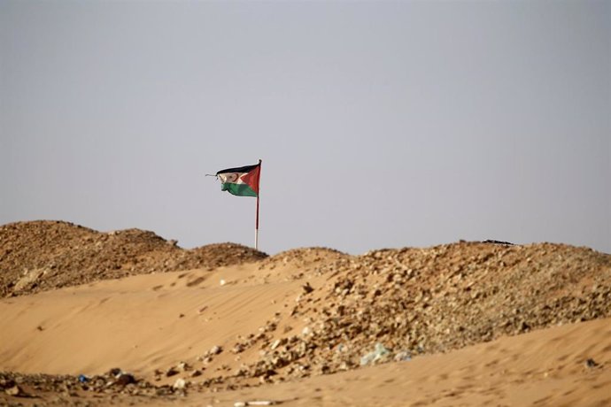 Bandera de la RASD en Tinduf