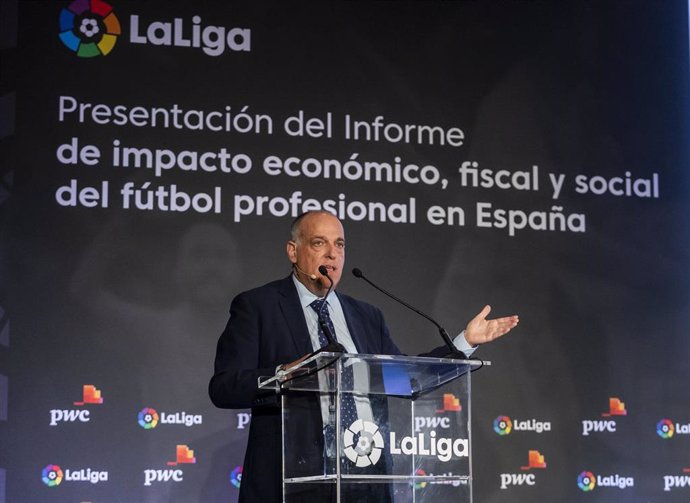 Fútbol.- LaLiga, primera competición deportiva entre las 100 marcas más valiosas de España del informe de Brand Finance