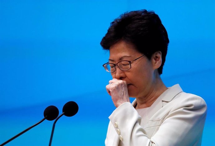 China.- La líder de Hong Kong se disculpa y pide "otra oportunidad" a los manifestantes