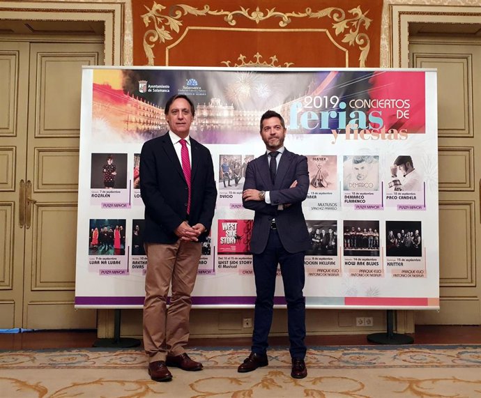 Rozalén, Love of Lesbian, Hombres G, Marea, DVicio, DeMarco, Paco Candela y Dj Nano actuarán en las fiestas de Salamanca