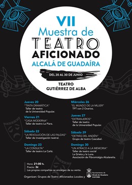 Sevilla.- La 'Muestra de Teatro Aficionado de Alcalá' llena de esfuerzo y talento el escenario del Gutiérrez de Alba