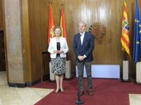 Rudi le dice a Azcón que ser alcalde "es un máster en la vida"