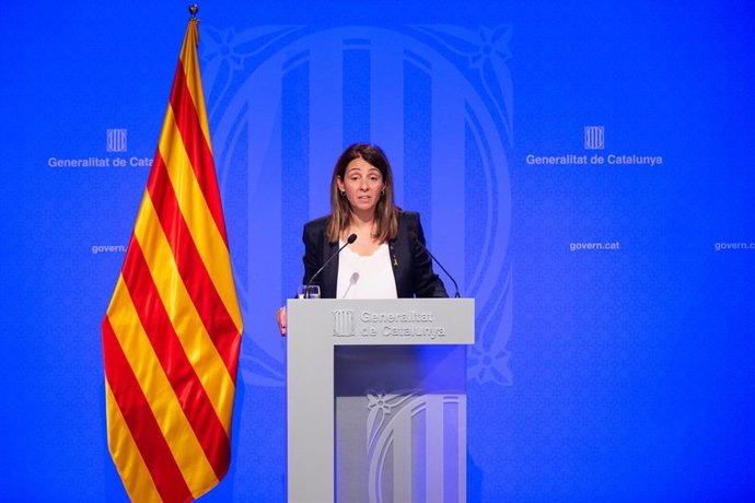Rueda de prensa del Govern de la Generalitat tras el Consell Executiu