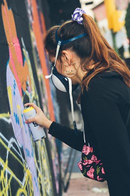 La artista mallorquina Ftima de Juan realizará un mural en Italia dentro del ciclo Without Frontiers-Lunetta a Colori