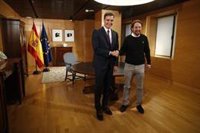 Sánchez e Iglesias se reunieron este lunes en La Moncloa para hablar de la investidura
