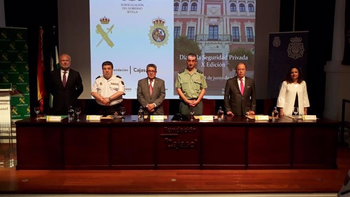 Sevilla.-Carlos Toscano destaca la fortaleza del sector de la seguridad privada, con 14.000 profesionales acreditados