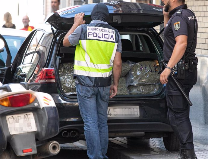 Operación policial contra el narcotráfico en Sevilla