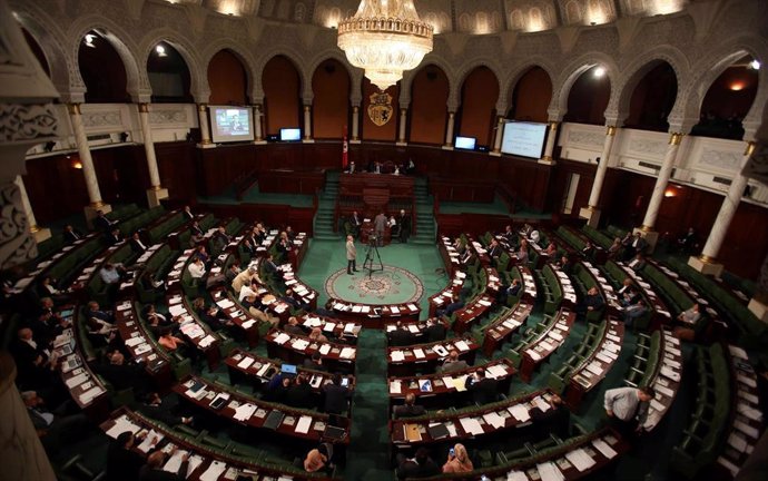 Vista general del Parlamento de Túnez