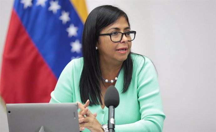 Venezuela.- Delcy Rodríguez afirma que se ha recuperado la luz "en tiempo récord" tras un nuevo apagón