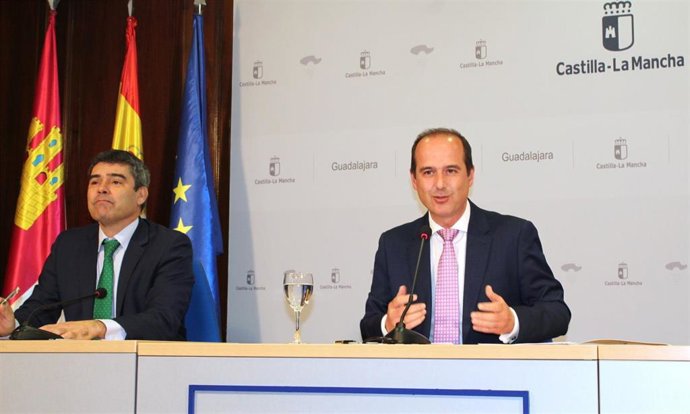 El delegado de la Junta en Guadalajara Alberto Rojo, en rueda de prensa