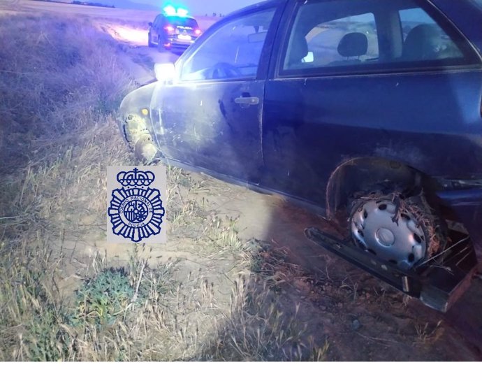 Suc.- Detenido tras una persecución en Ávila, después de robar un coche, provocar un accidente y agredir a los agentes