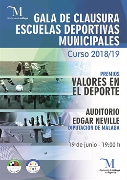 Málaga.- La Diputación clausura la temporada de las escuelas deportivas en las que han participado casi 5.000 menores
