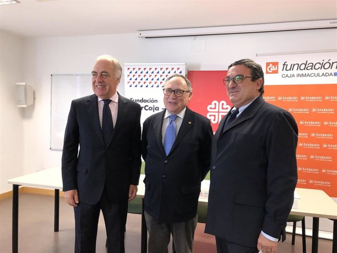 Ibercaja y CAI destinan 100.000 euros a los programas de empleo de Cáritas que ayudaron en 2018 a 516 personas