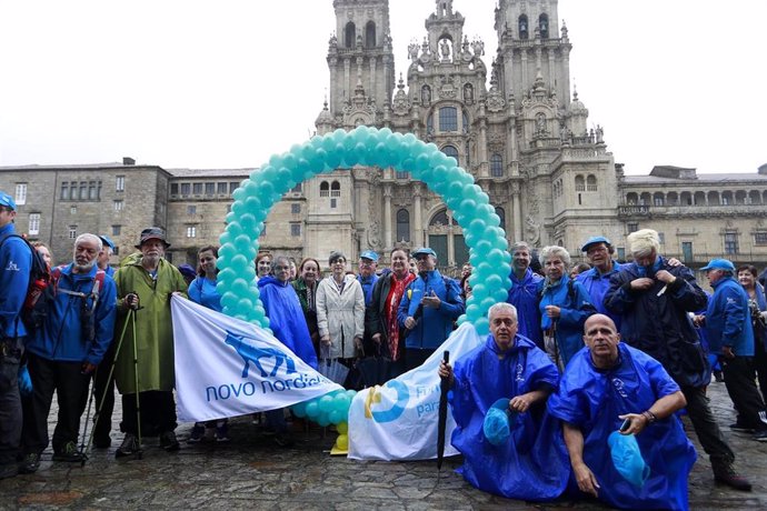 Xacobeo.- Un grupo de 116 peregrinos con diabetes completa el Camino desde Ferrol para