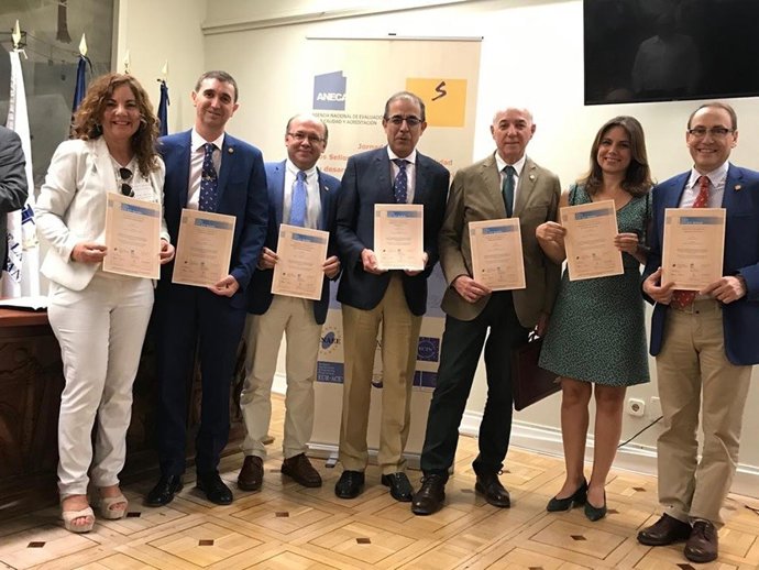 Sevilla.- La US recibe los Sellos Internacionales de Calidad Eurace-Aneca