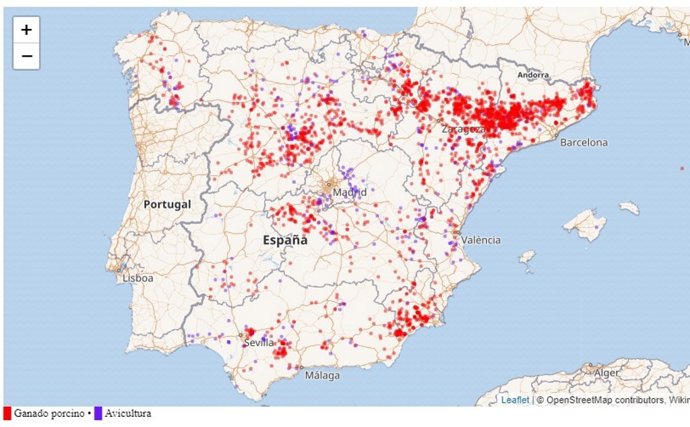 Greenpeace pide una moratoria "inmediata" de la ganadería industrial por aumentar las emisiones de amoniaco en España