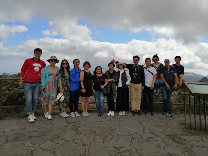 Una decena de agentes de viajes de China conoce Tenerife como destino turístico