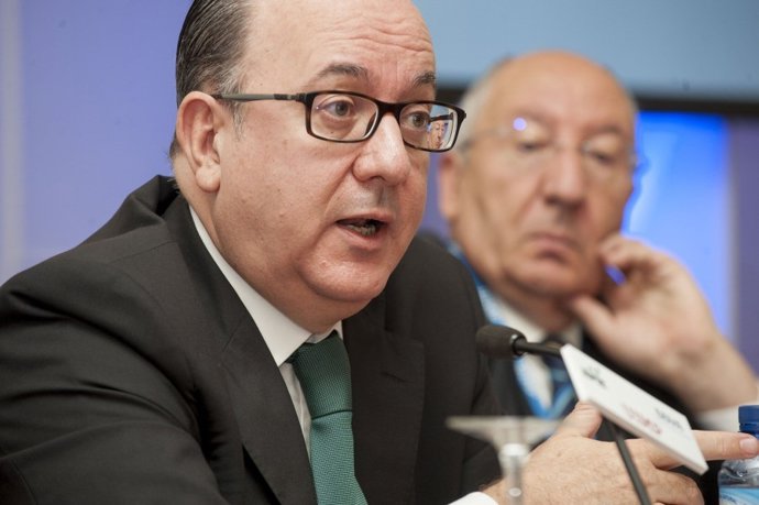 El presidente de la Asociación Española de Banca (AEB), José María Roldán