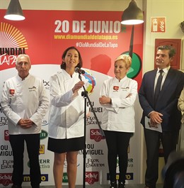 Reyes Maroto: "La tapa es Marca España y eso hay que potenciarlo"