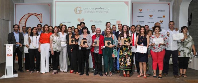 Colegios de Madrid, Valladolid, Cádiz y Melilla, premiados en los VI Premios 'Grandes Profes, Grandes Iniciativas'