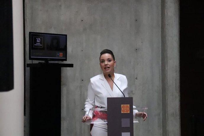 Pleno.- Maru Díaz (Podemos-Equo) remarca que no van a dejar el gobierno en manos de Vox "ni por acción ni por omisión"