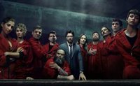 Póster oficial de La Casa de Papel 3 con El Profesor y todo su equipo