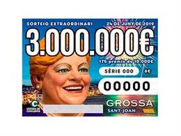 La primera Grossa de Sant Joan repartirá un premio extraordinario de tres millones