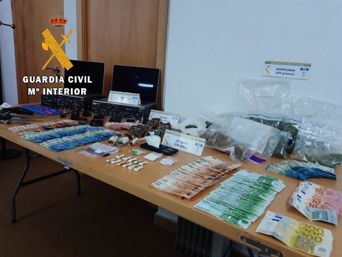 Drogas incautadas en la operación ATROX