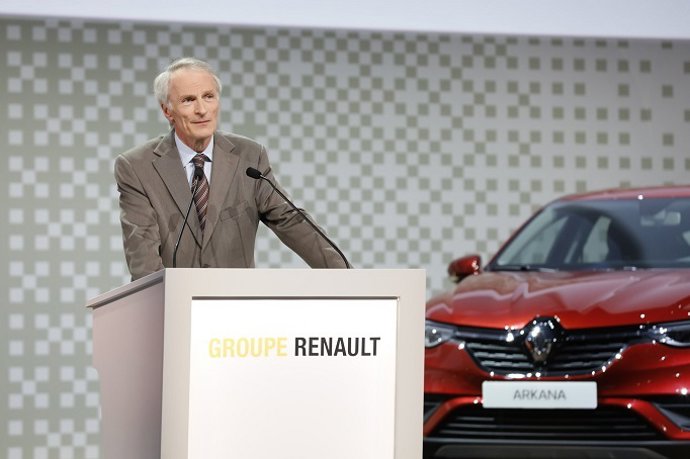 Jean-Dominique Senard, presidente del grupo Renault