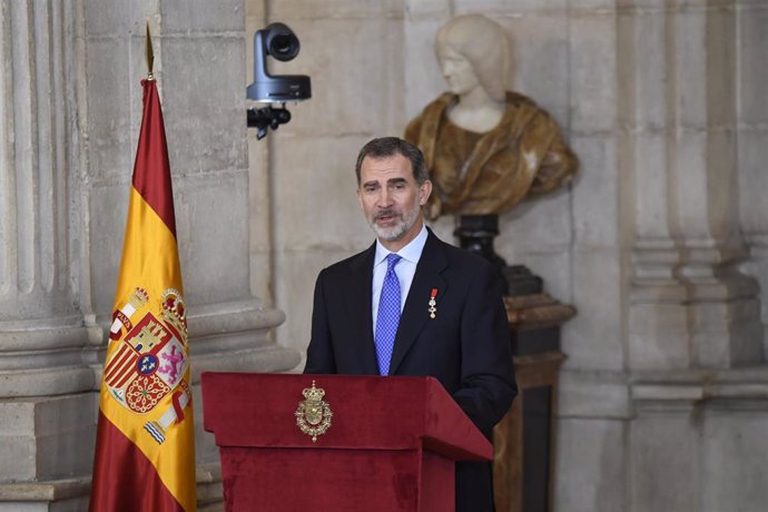Felipe VI en su quinto aniverario como Rey de España