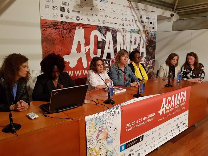 Activistas invitadas a la red  'Acampa'