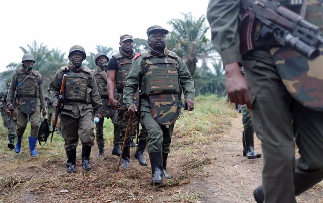 Militares del Ejército de República Democrática del Congo en Kivu del Norte