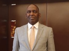 El candidato presidencial Biram Dah Abeid