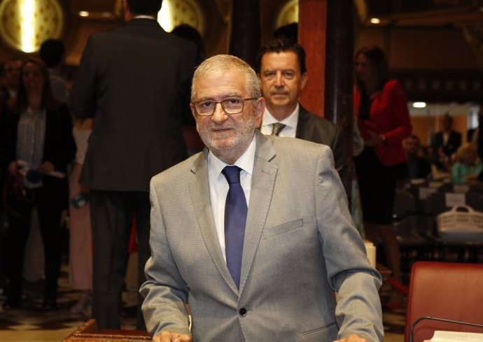 Alberto Castillo, diputado de Ciudadanos, tras su elección como presidente de la Asamblea