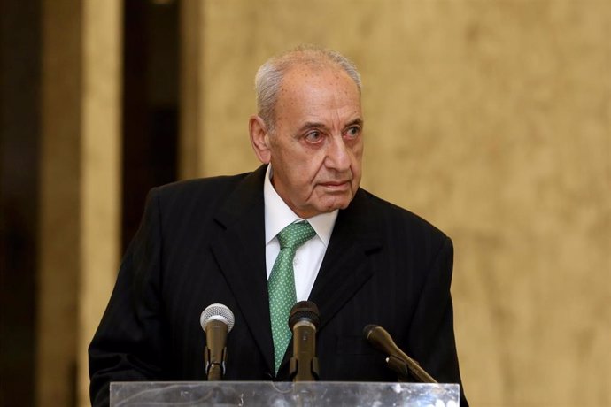 Nabih Berri, el presidente del Parlamento de Líbano