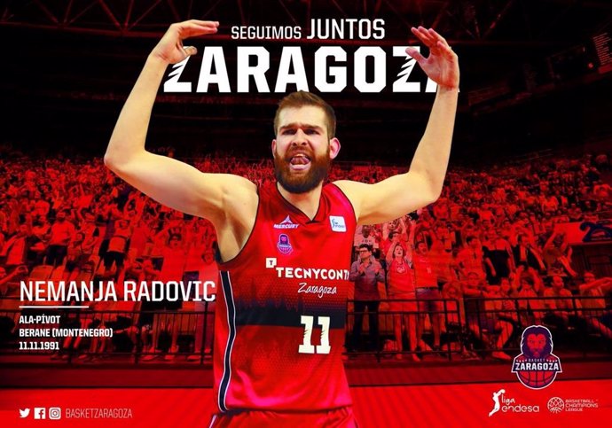 Nemanja Radovic renueva con Tecnyconta Zaragoza