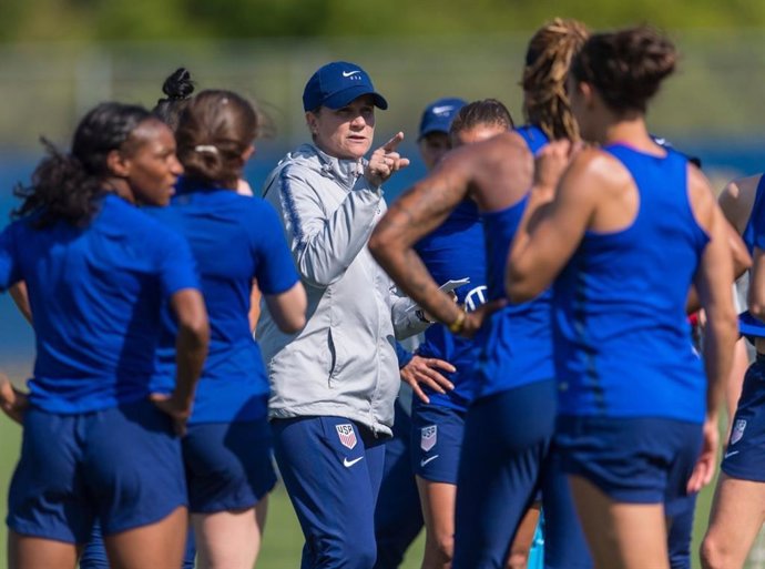 La entrenadora de la selección estadounidense de fútbol femenino, Jill Ellis.