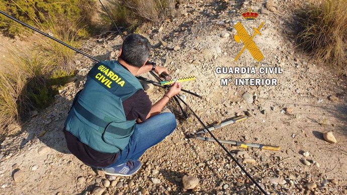 Operación de la Guardia Civil en Almería por el robo de cable en Cuevas del Almanzora