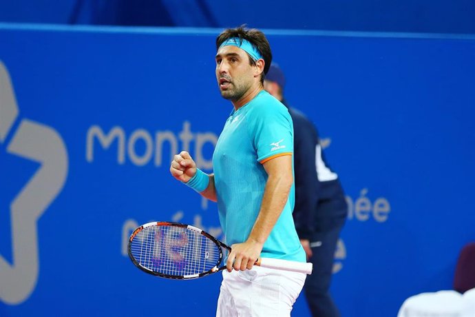 Marcos Baghdatis of Cyprus during the ATP World Tour 250, Open Sud de France tennis match on February 7, 2019 at Sud de France Arena in Perols near Montpellier, France - Photo Patrick Cannaux / DPPI