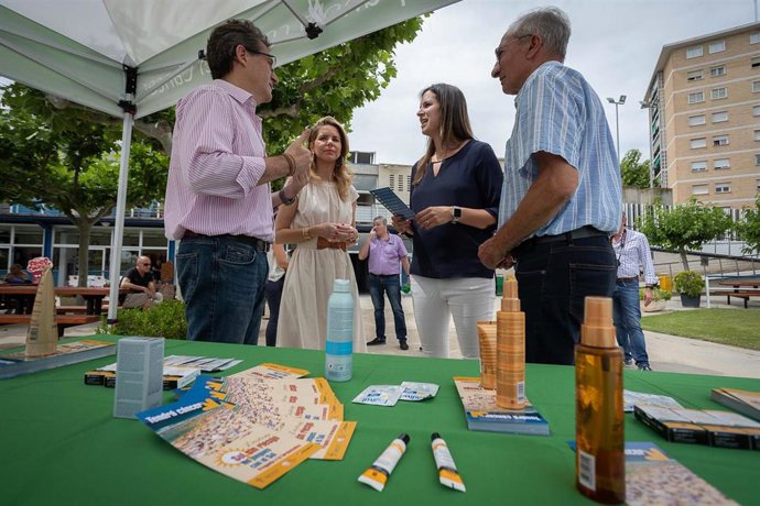 La concejal de Deportes, Cristina García, presenta la campaña #solsinriesgo