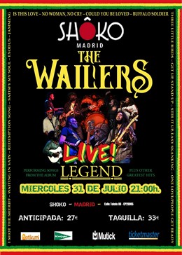 THE WAILERS EN MADRID