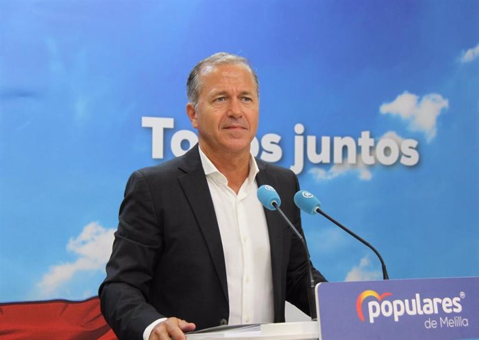 El secretario general del PP de Melilla, Miguel Marín