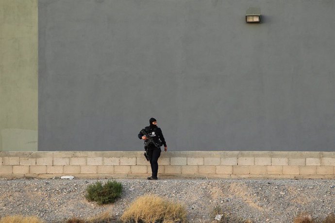 Mujer policía en Ciudad Juárez
